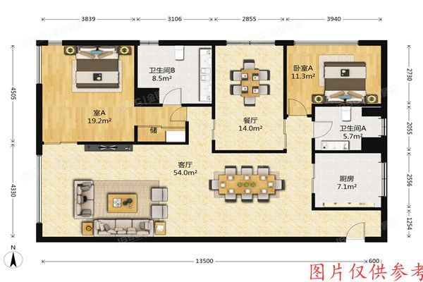 朝阳区 朝阳路139号院1号楼17层2003号（首创禧瑞都）