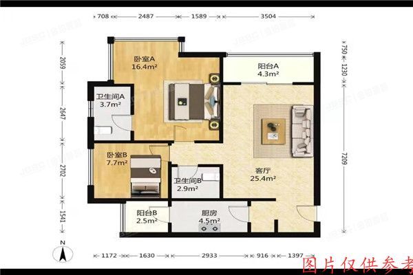 朝阳区 广渠门外大街1号院3号楼27层3101（富力城A区）