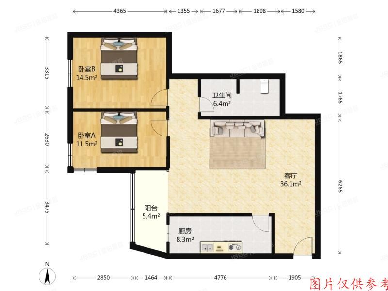 朝阳区 慧忠北里403号楼10G（新荣家园）