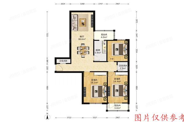 丰台区 芳城园一区2号楼乙单元2402室