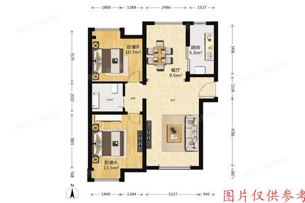 ※丰台区 六圈西路12号院3号楼5单元401室（中海苏黎世家）