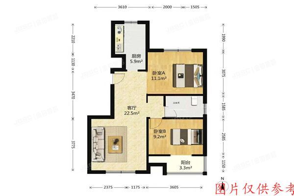 大兴区 广和大街7号院4号楼1单元301号（首座御园）