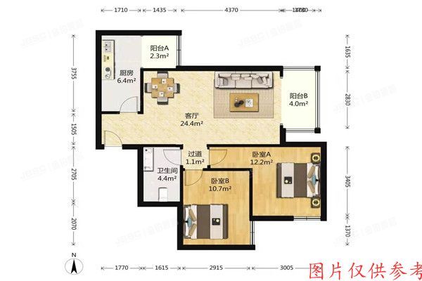 房山区 佳世苑16号8层802