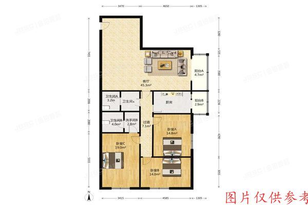 海淀区-五道口 东升园公寓11号楼2单元803