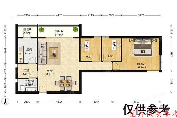 ※丰台区 丽泽雅园9号楼23层2301