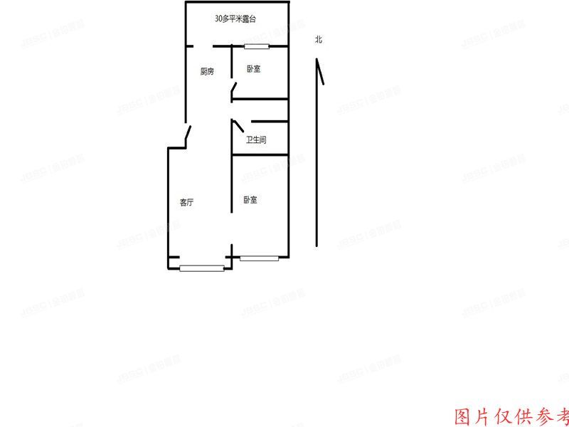 顺义区 天竺花园天韵阁2层二单元201
