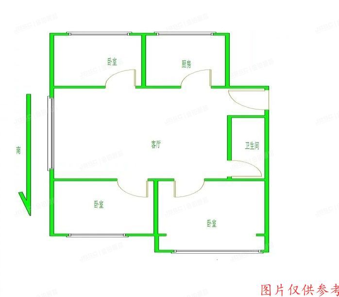 房山区   万宁小区16号楼5单元502室