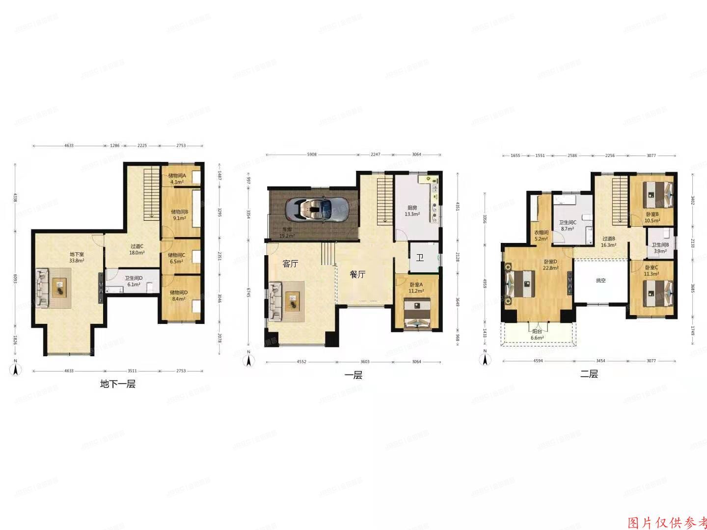 昌平区 立汤路9号一区2号楼-1至2层2号（保利垄上）别墅
