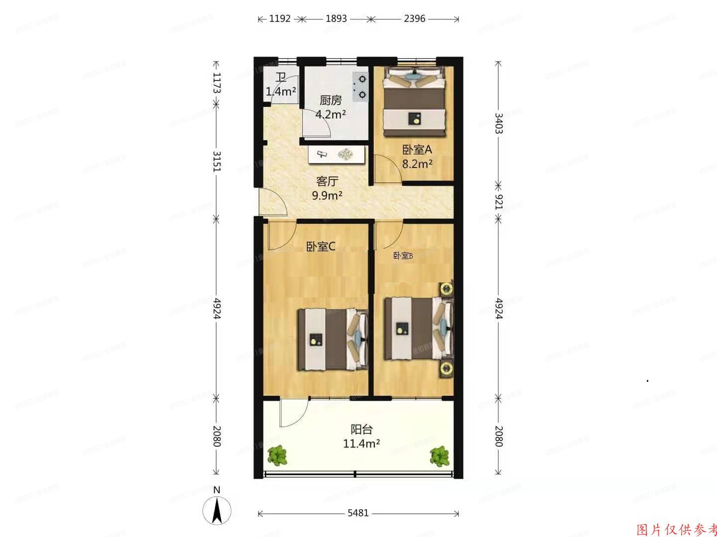 海淀区 北蜂窝路22号2号楼4单元1层2号（铁东小区）