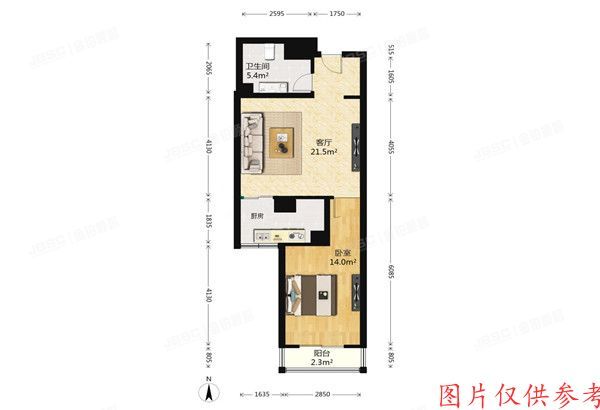 东城区 广渠门北里55号5层A619号（金桥国际公寓）