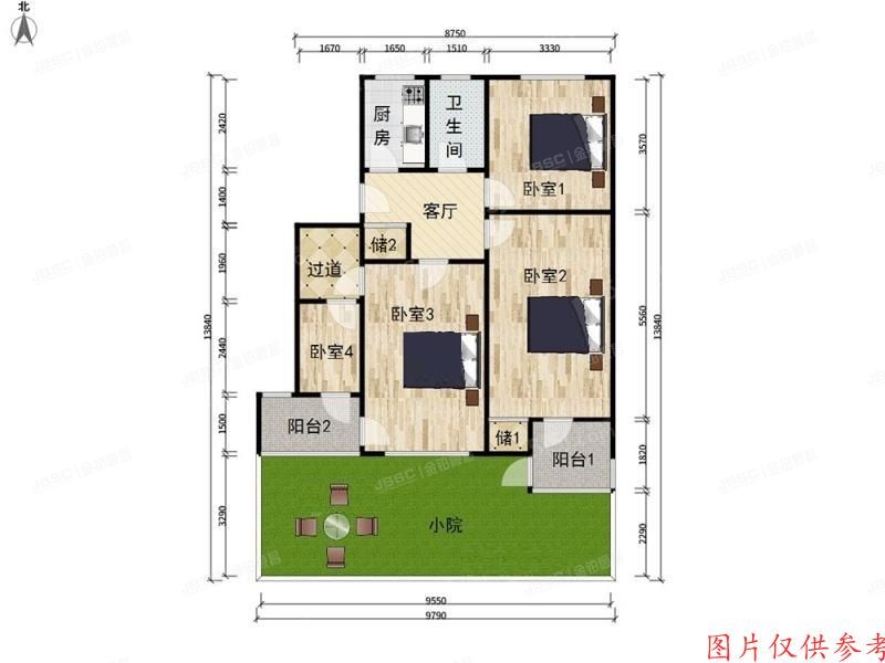 海淀区-紫竹桥 车道沟10号东院9乙楼2单元1层1号