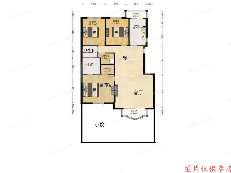 海淀区建材城中路1号南18号1层2门102（枫丹丽舍）