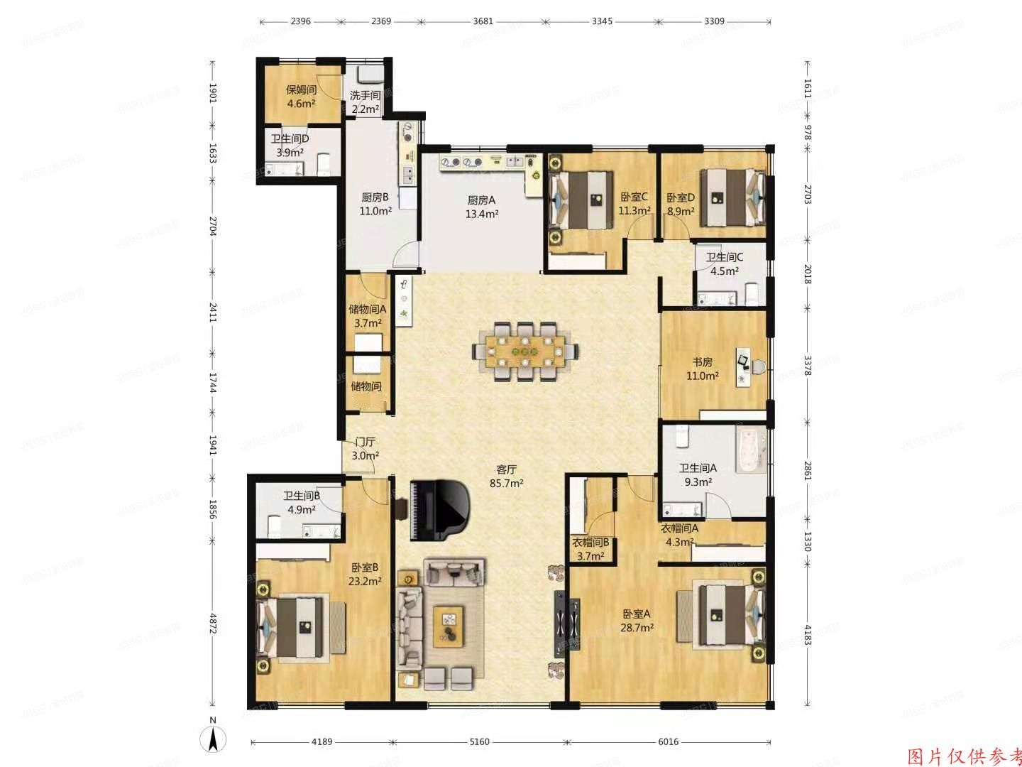 朝阳区 八里庄北里129号院4号楼14层2单元1401（保利东郡）