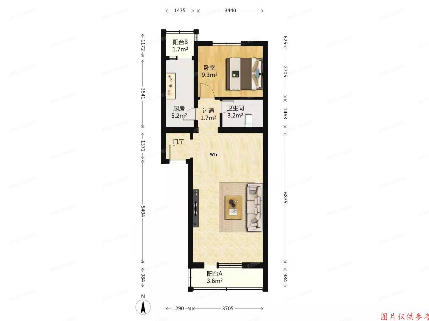 顺义区 石园东区24号楼2单元202