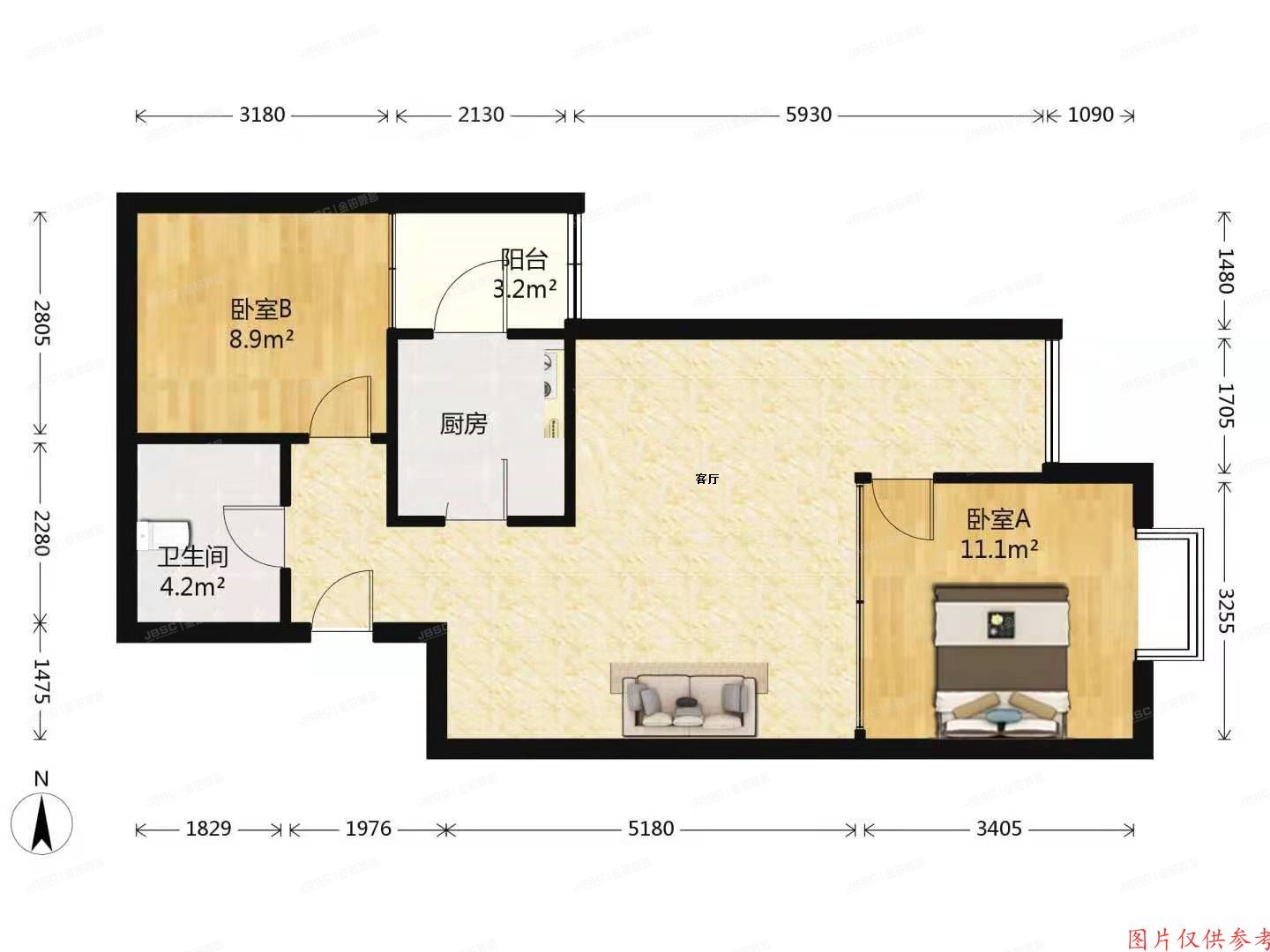 海淀区 交通大学路1号院1号楼12层1210（交大嘉园）