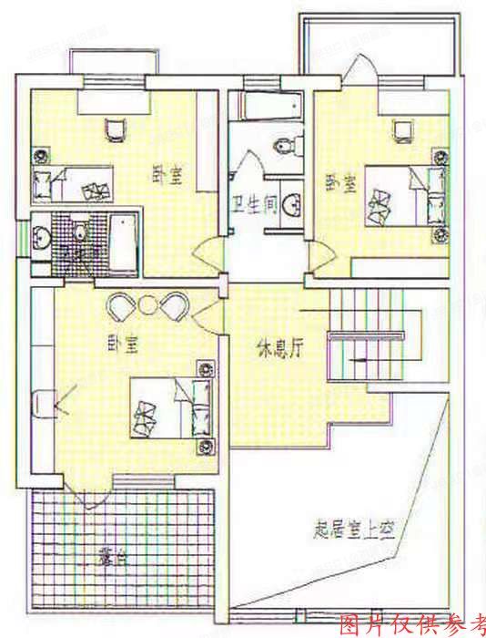 大兴区 绿茵花园别墅如茵区23号1至2层