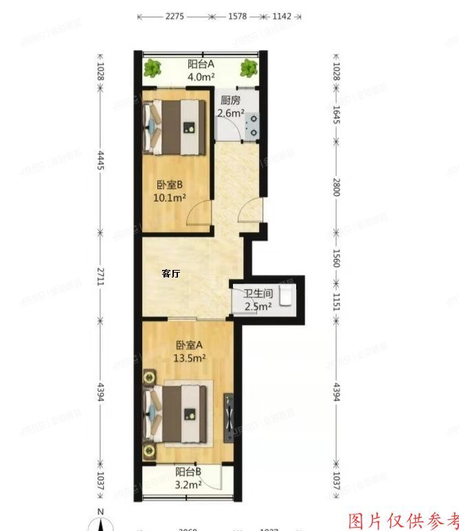 ※海淀区 清华东路27号院6号楼6单元502室