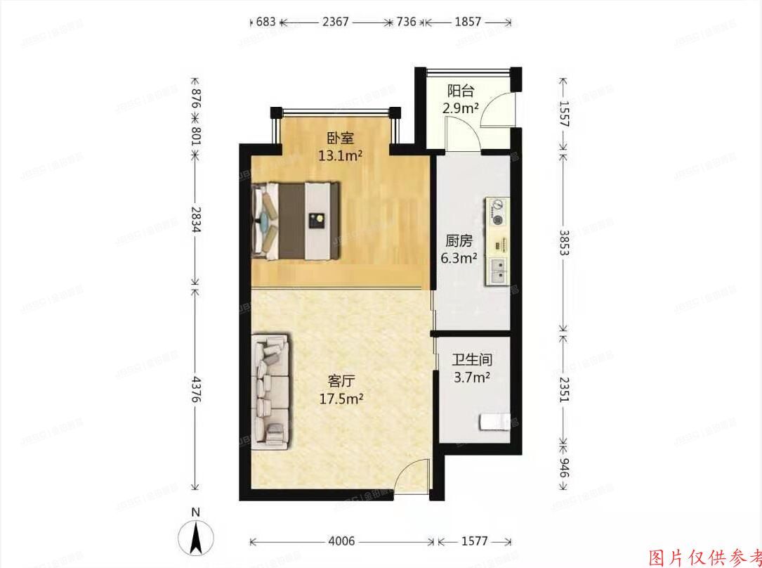 西城区 馨莲茗园甲10号楼11层1--1109室