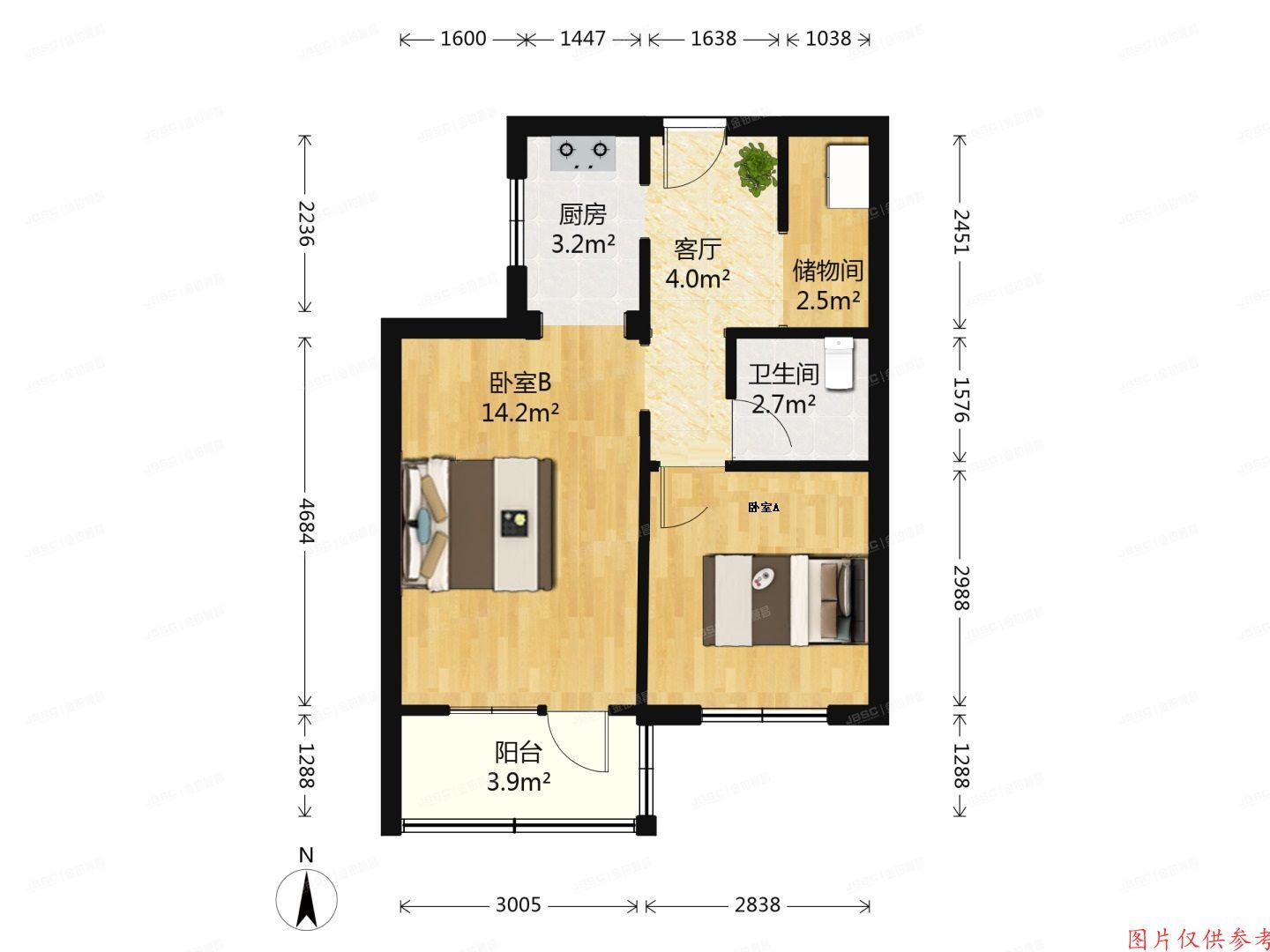 朝阳区 安贞里四区7号楼6层2单元602（安贞里）