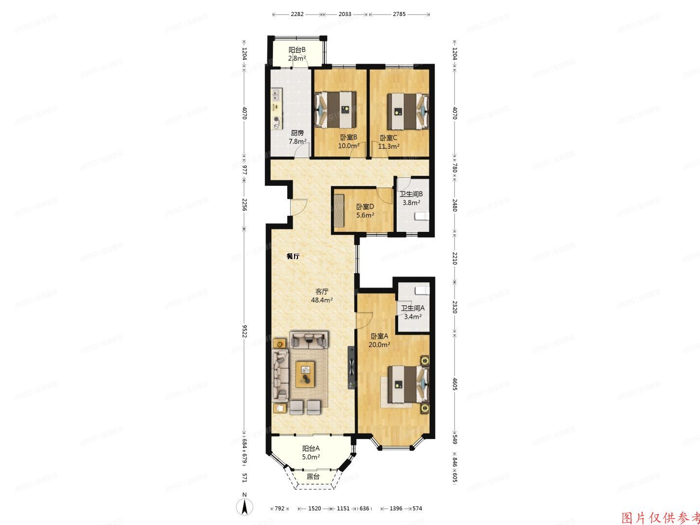 西城区 信德园3号楼2单元101室