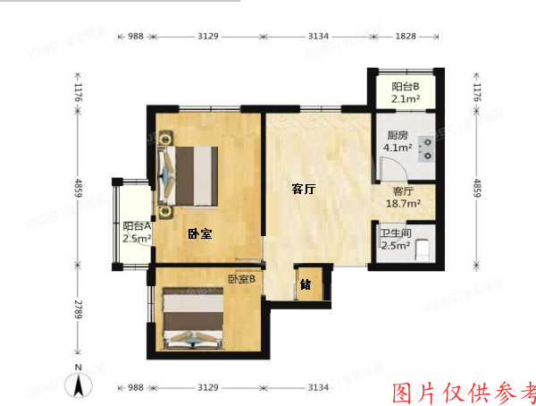 朝阳区 磨房北里216号楼5层507室