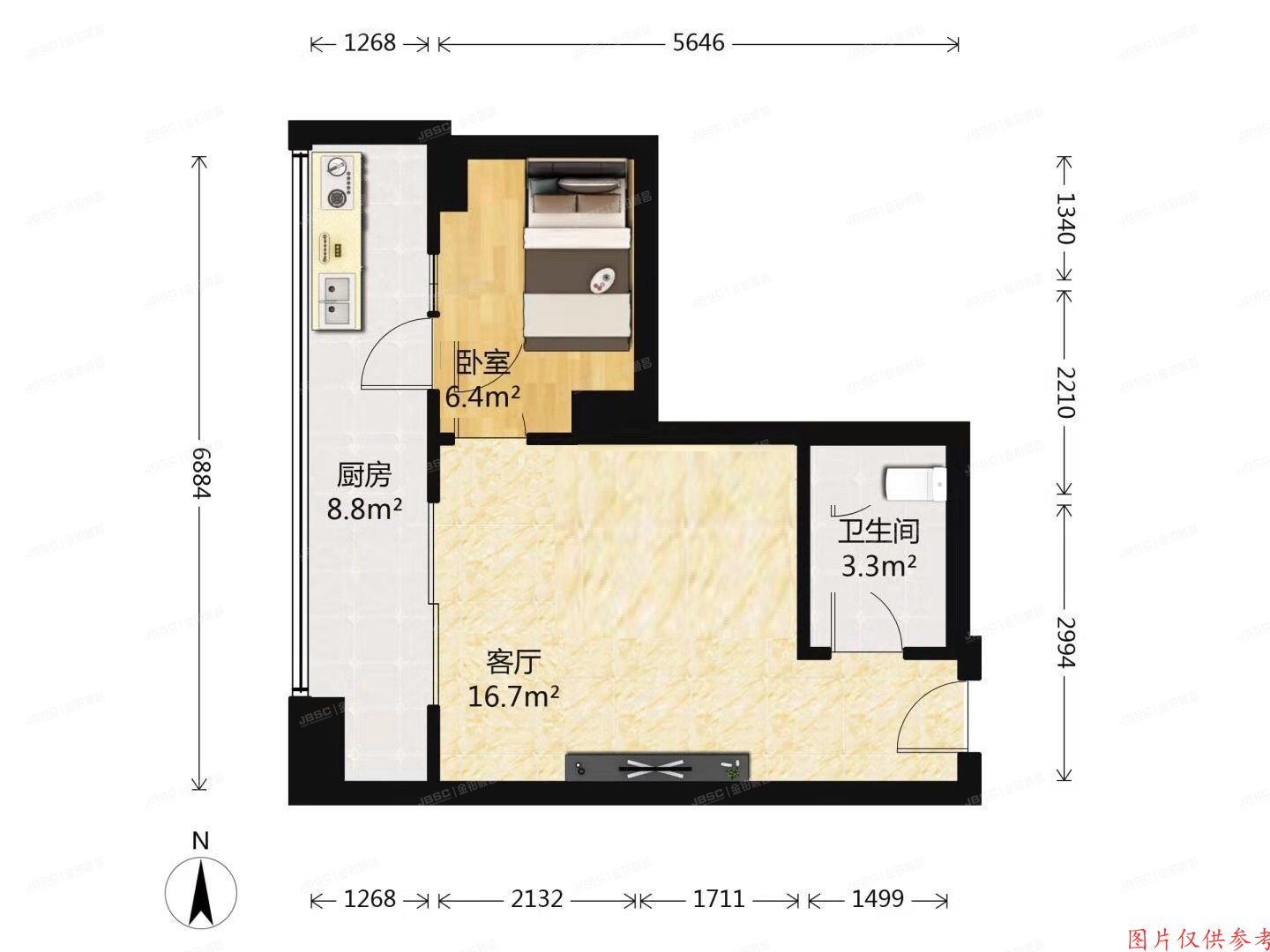 朝阳区 天天朝阳2号楼6层5单元601室