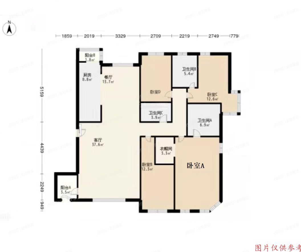 石景山区 璟公院8号楼2层202室