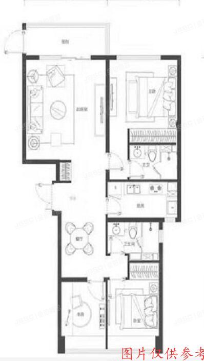 通州区 江米店街2号院3号楼1单元503（富力运河十号）商务公寓