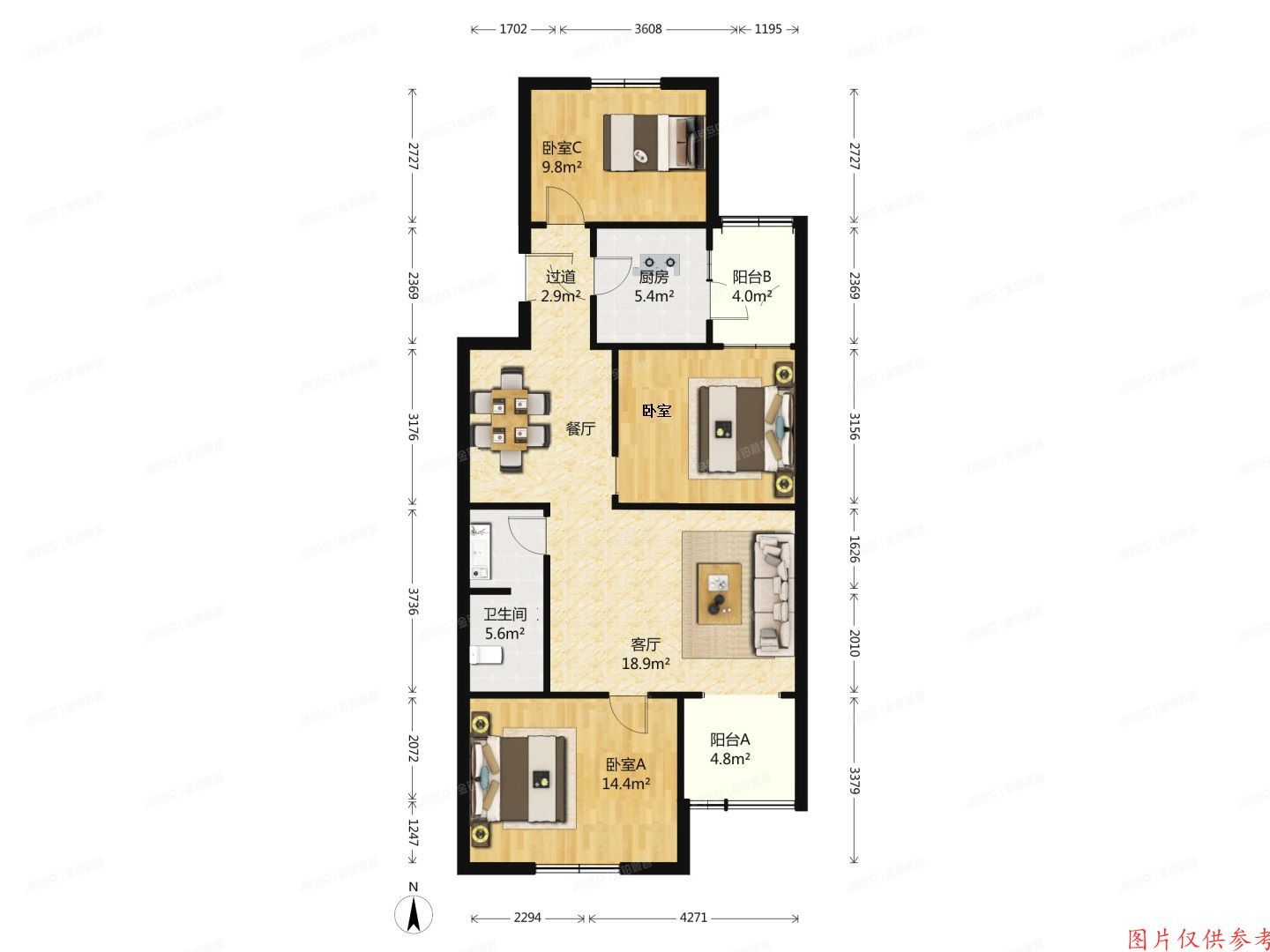 ※丰台区 宋庄路43号院3号楼2层5门201
