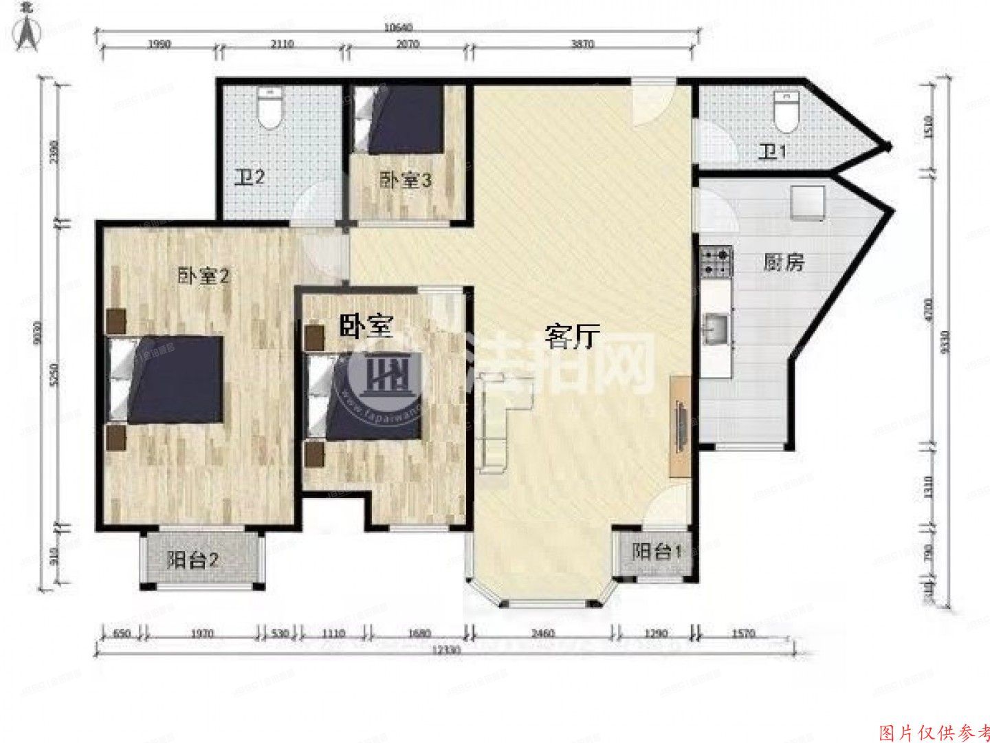 ※朝阳区 广渠路28号202号楼19层2203（珠江帝景）