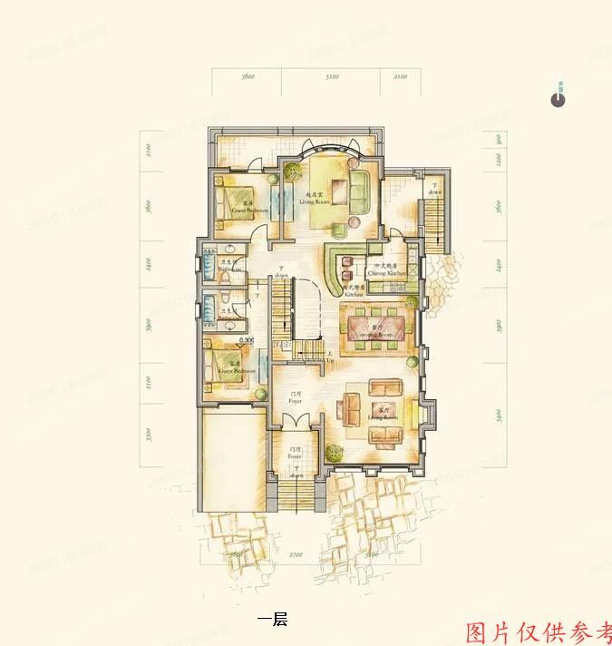 顺义区 蓝岸丽舍19号楼-1至2层