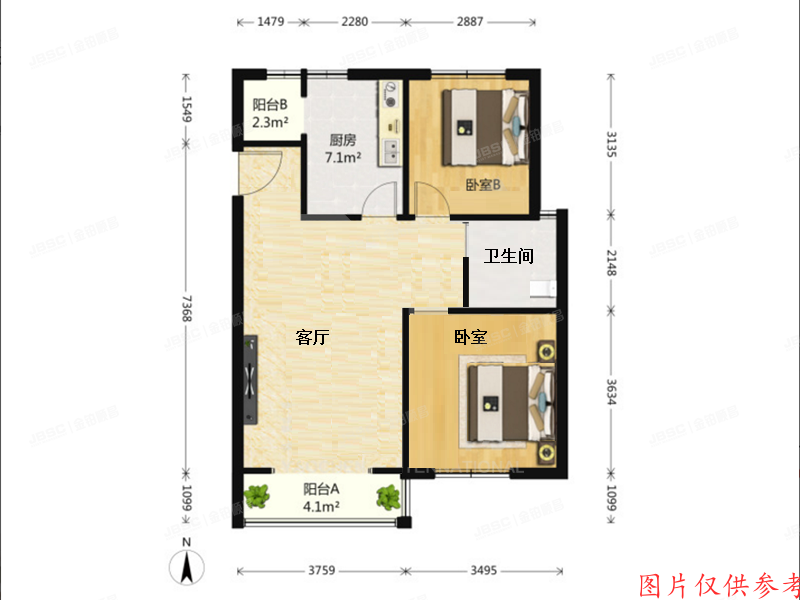 大兴区 鸿坤理想城礼域府3号楼3单元401