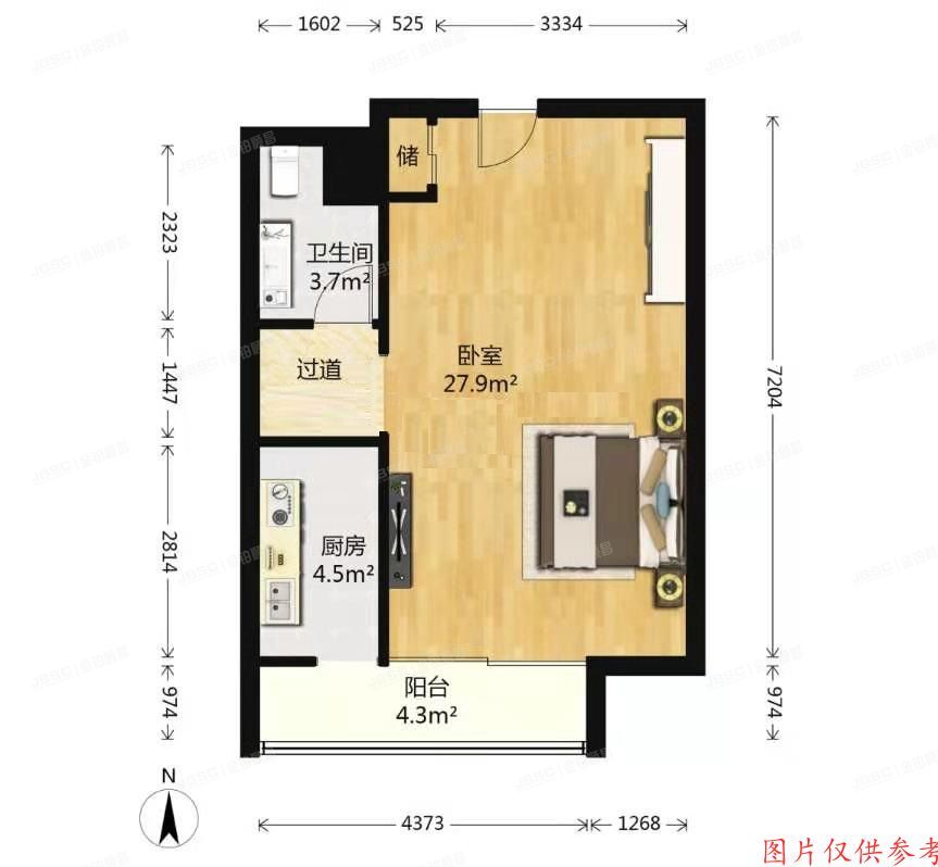 ※石景山区  玉泉新城16号楼7层2单元802+车位