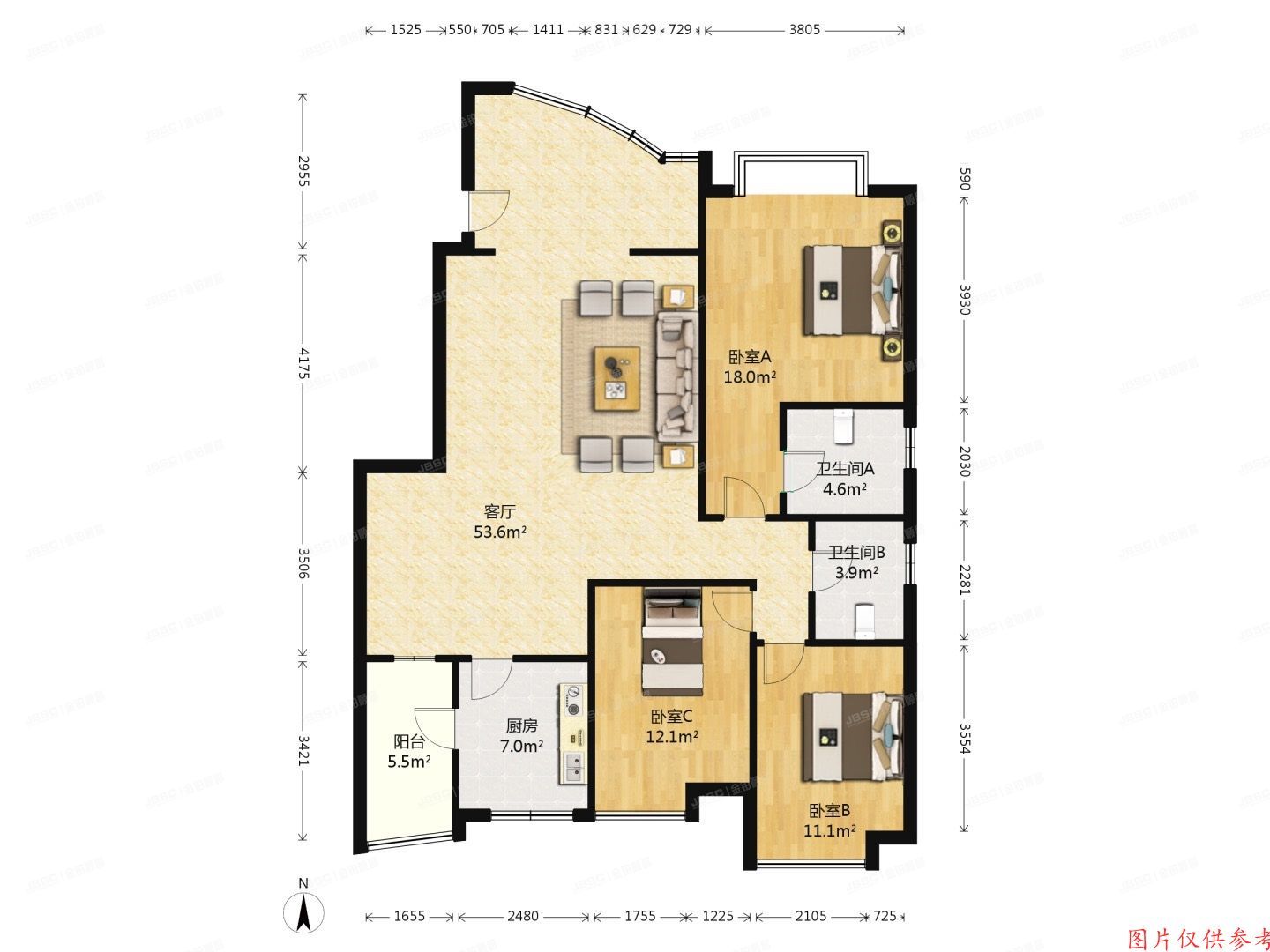 朝阳区 东柏街9号院2号楼6层5单元0602（天之骄子）