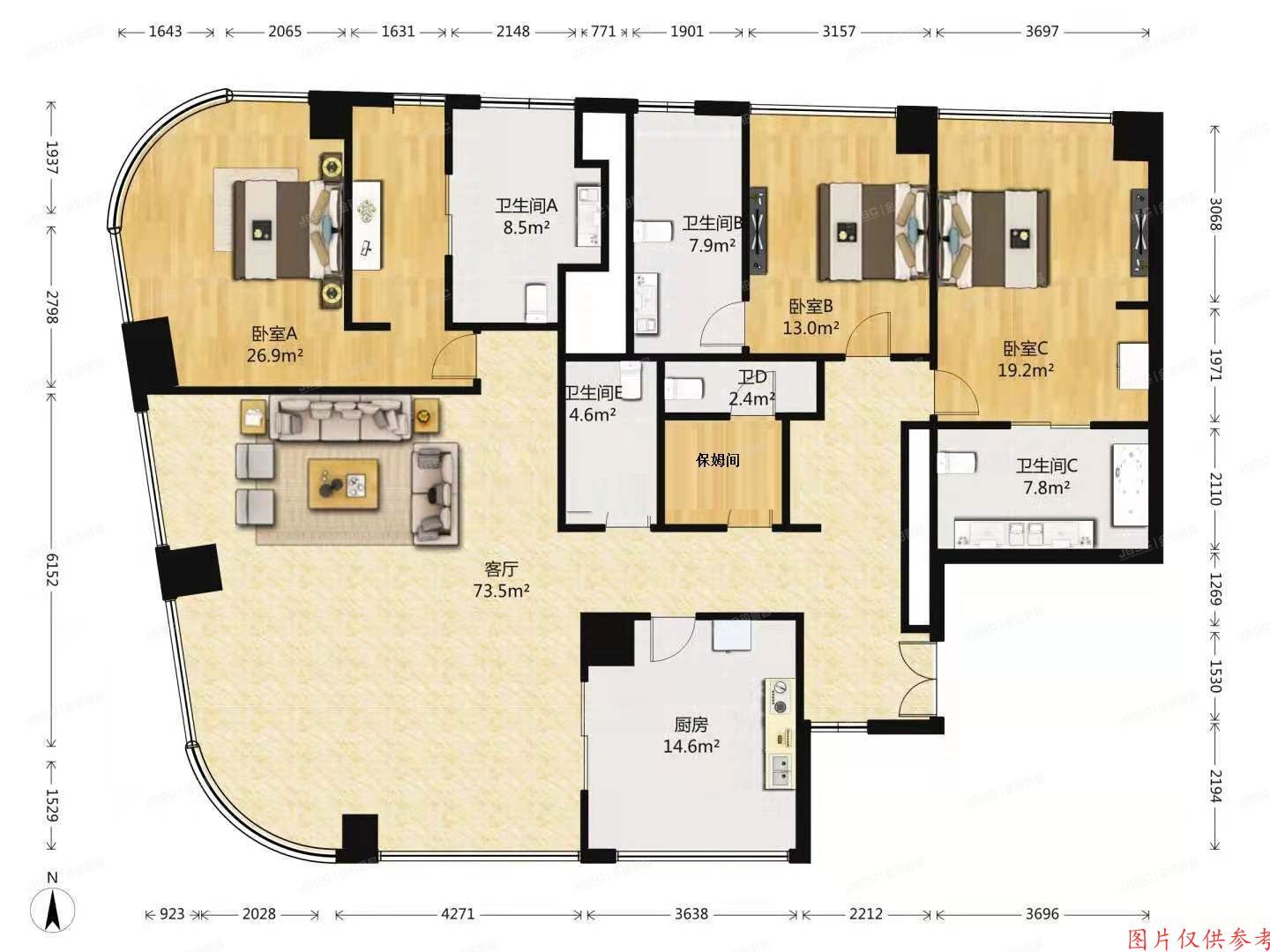 朝阳区 东三环中路7号院6楼4905（御金台）