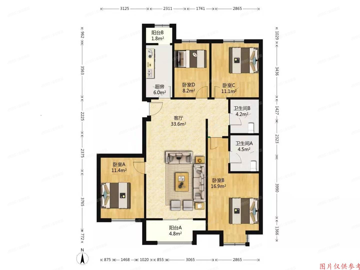 门头沟区 石龙南路3号院10号楼3单元901号（丽景长安）