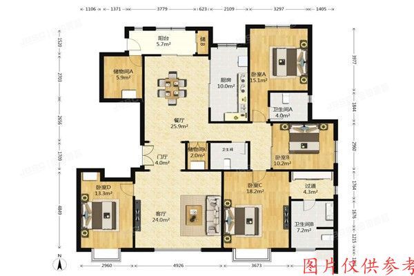 通州区 翠景北里17号楼（3号楼）15层1502（金成府）