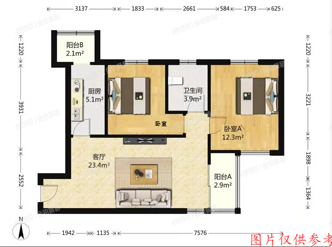 朝阳区 金蝉南里6号楼18层1802