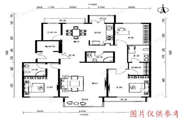 朝阳区   国奥村东区7号楼9层1单元901室