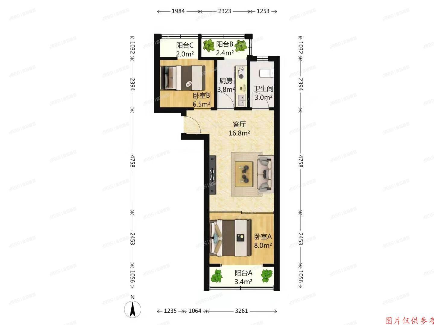 通州区 乔庄北街283号3号楼1层811（乔庄北街6号院）