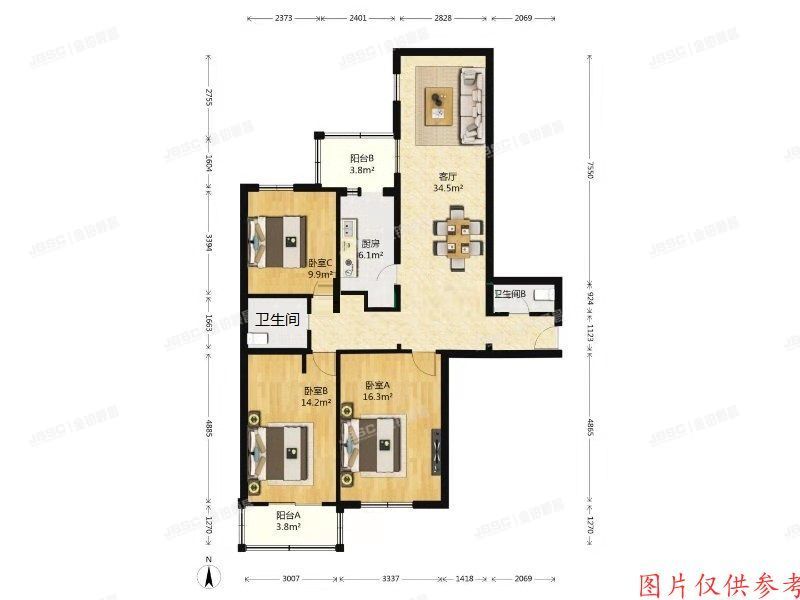 丰台区 芳城园一区3号楼A座1009