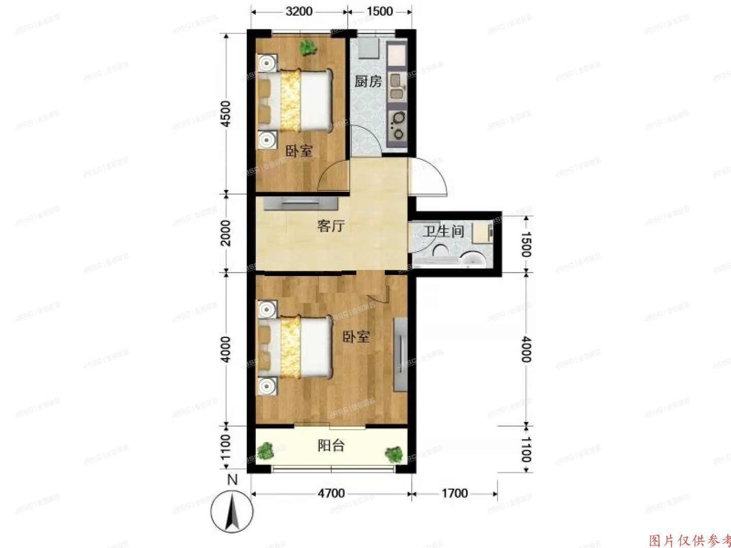 朝阳区安翔里46号楼5层1门503