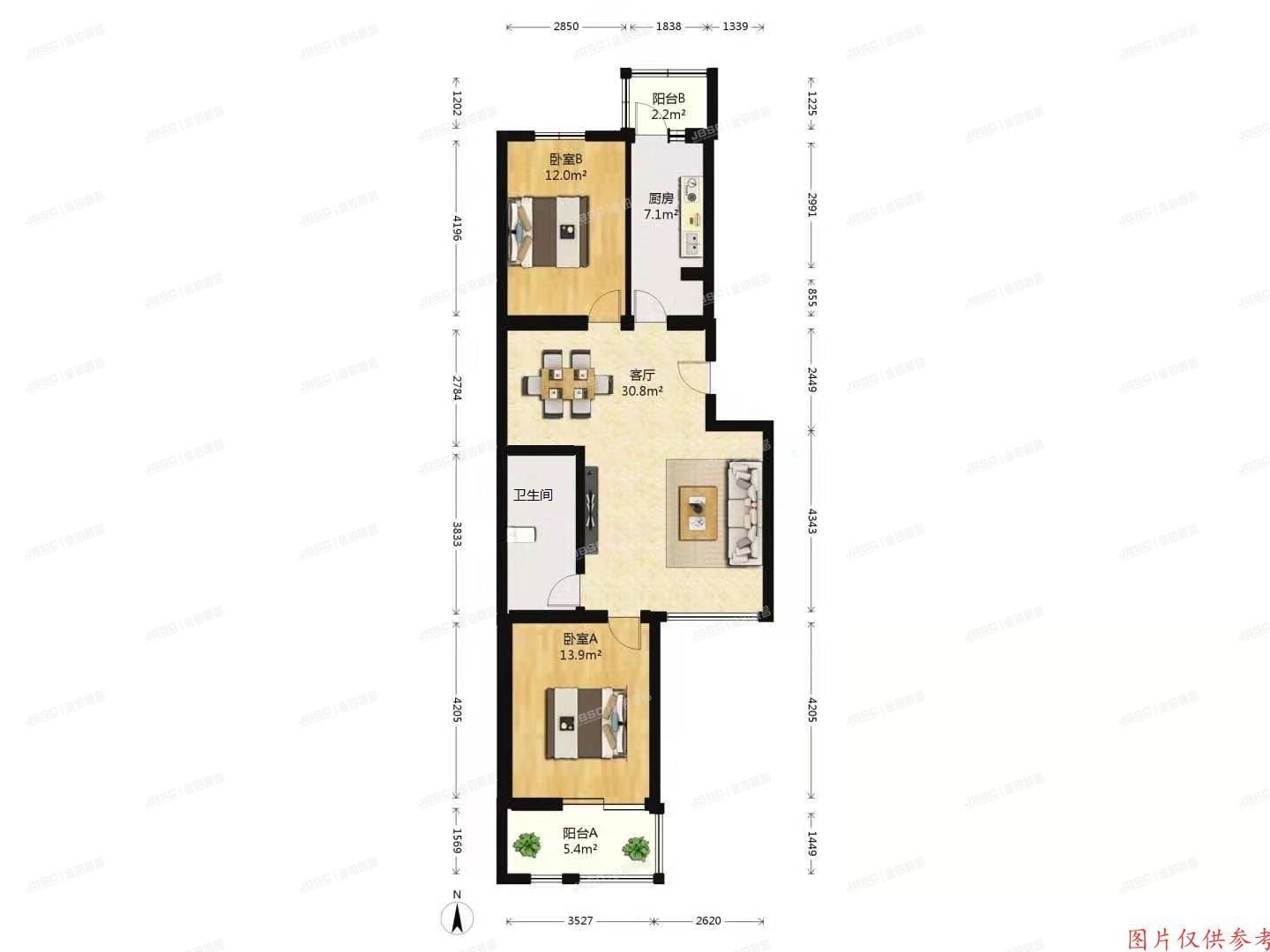昌平区-回龙观 龙腾苑六区3号楼2单元602号