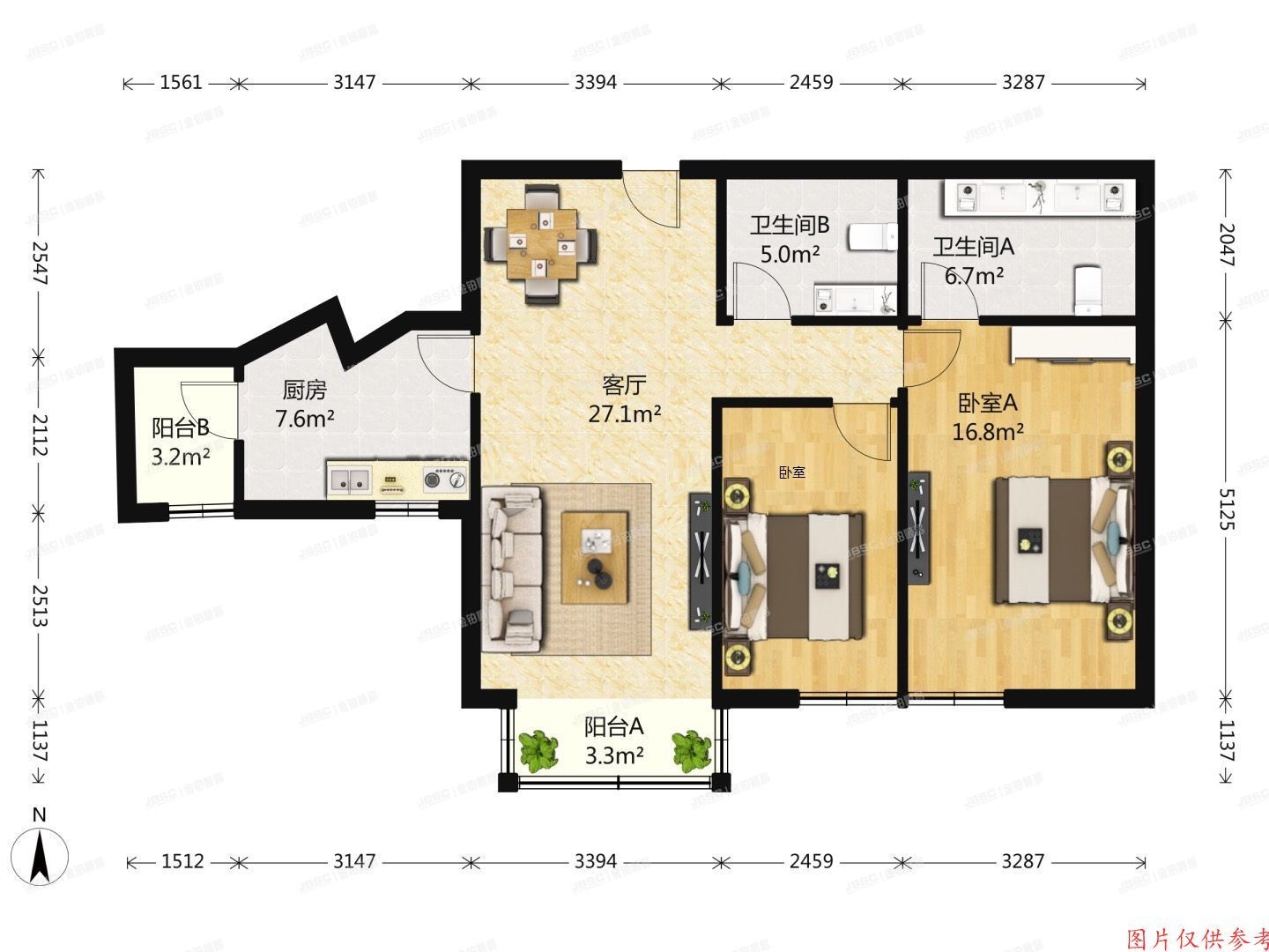 西城区广安门外大街305号二区5、7、8号楼8号楼16层16C（蝶翠华庭）