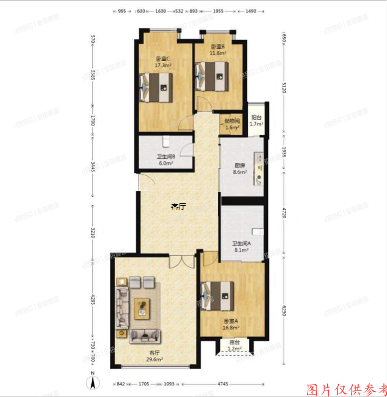 ※西城区太平桥大街98号院1号楼5门702（中海凯旋）