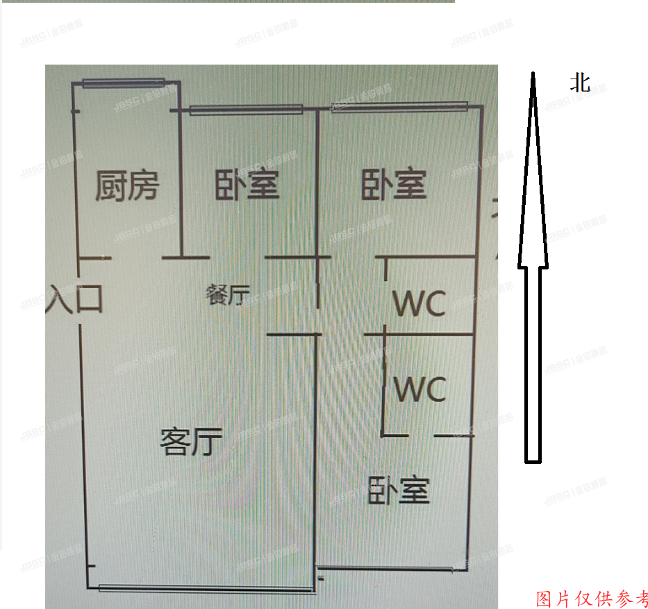 密云区檀州家园西区11号楼3层6单元301