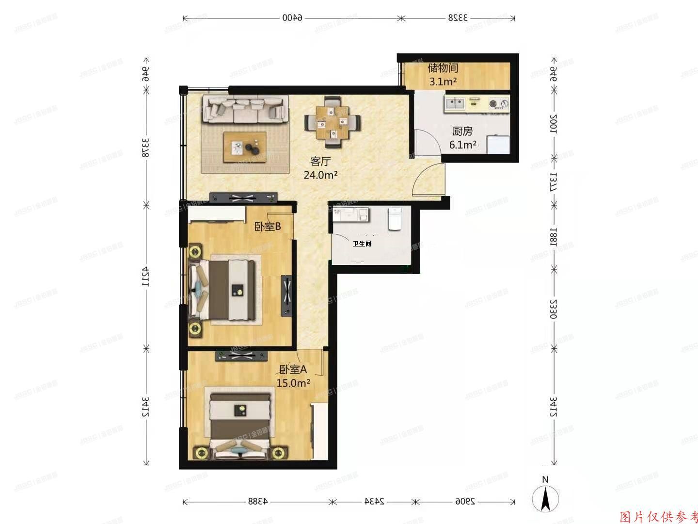 朝阳区 南新园中路113号楼607号（东景苑）