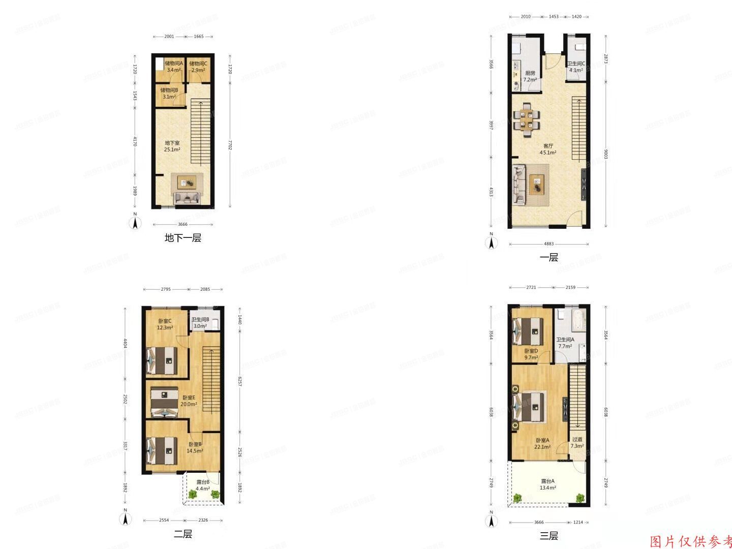 ※昌平区北街家园三区3号楼3-2号-1至3层
