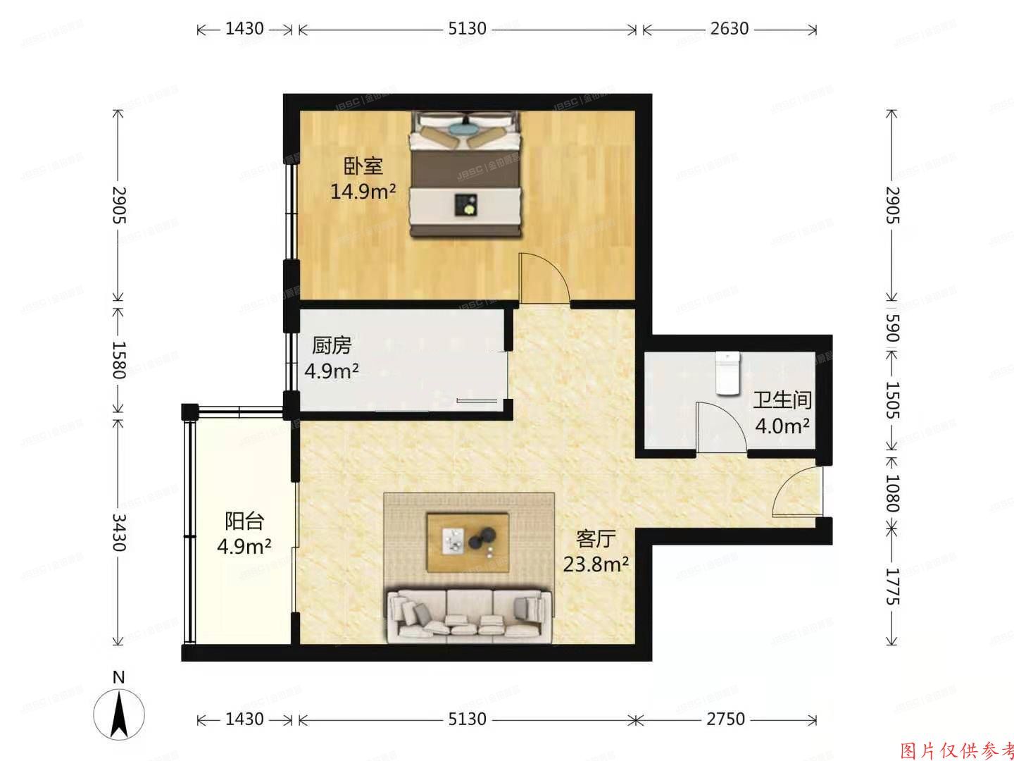 海淀区 北洼路32号1号楼3层304（中国人民银行宿舍）