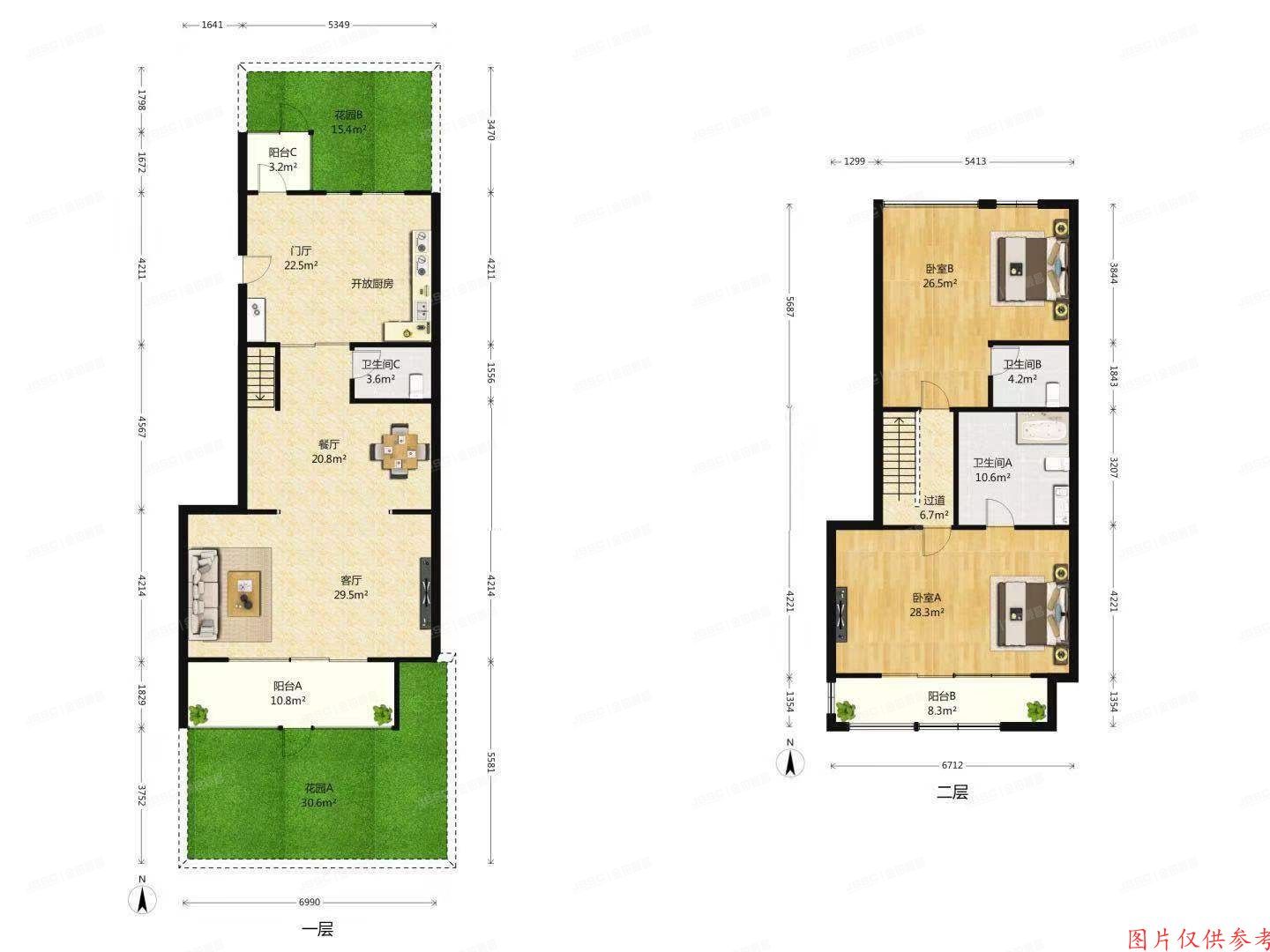 海淀区德胜门西大街15号6号楼1至2层1门102（远洋风景）